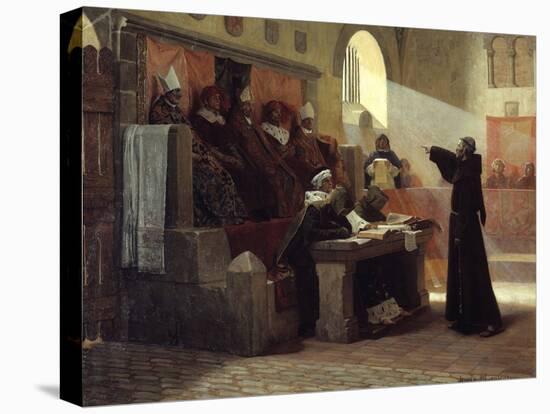 The Agitator of Languedoc by Jean Paul Laurens-null-Stretched Canvas