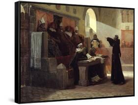 The Agitator of Languedoc by Jean Paul Laurens-null-Framed Stretched Canvas