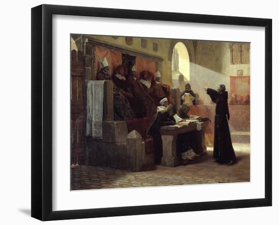 The Agitator of Languedoc by Jean Paul Laurens-null-Framed Premium Photographic Print