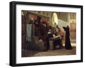 The Agitator of Languedoc by Jean Paul Laurens-null-Framed Premium Photographic Print