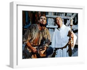 The Agony And The Ecstasy, Charlton Heston, Rex Harrison, 1965-null-Framed Photo