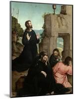 The Agony in the Garden, 1514-1519-Juan de Flandes-Mounted Giclee Print