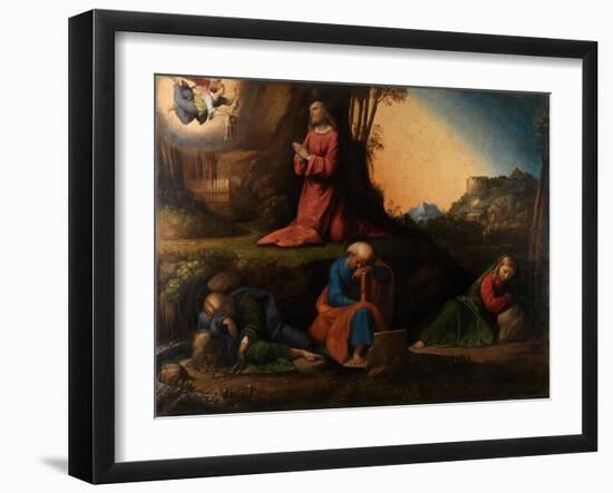 The Agony in the Garden, 1524 (Oil on Canvas)-Benvenuto Tisi Da Garofalo-Framed Giclee Print