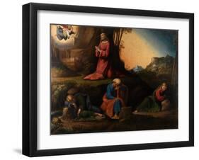The Agony in the Garden, 1524 (Oil on Canvas)-Benvenuto Tisi Da Garofalo-Framed Giclee Print
