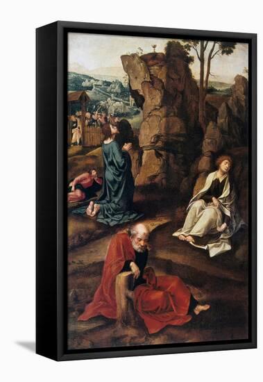 The Agony in the Garden, 1527-1530-Pieter Coecke van Aelst-Framed Stretched Canvas