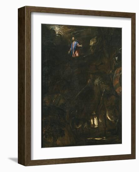 The Agony in the Garden, 1562-Titian (Tiziano Vecelli)-Framed Giclee Print