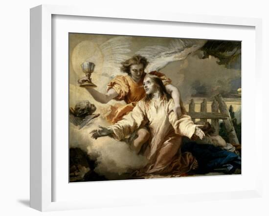 The Agony In the Garden, 1772, Italian School-Giovanni Domenico Tiepolo-Framed Giclee Print