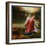 The Agony in the Garden, 1858 (Oil on Panel)-George Richmond-Framed Giclee Print