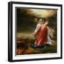 The Agony in the Garden, 1858 (Oil on Panel)-George Richmond-Framed Giclee Print