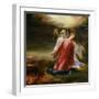 The Agony in the Garden, 1858 (Oil on Panel)-George Richmond-Framed Giclee Print