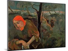 The Agony in the Garden, 1889-Paul Gauguin-Mounted Giclee Print