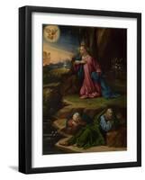 The Agony in the Garden, Between 1520 and 1539-Benvenuto Tisi Da Garofalo-Framed Giclee Print