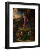 The Agony in the Garden, Between 1520 and 1539-Benvenuto Tisi Da Garofalo-Framed Premium Giclee Print