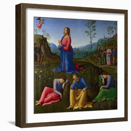 The Agony in the Garden, C. 1502-1503-Lo Spagna-Framed Giclee Print