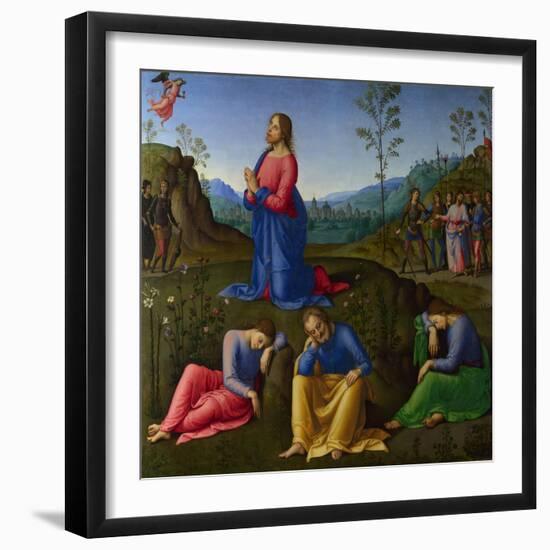 The Agony in the Garden, C. 1502-1503-Lo Spagna-Framed Giclee Print