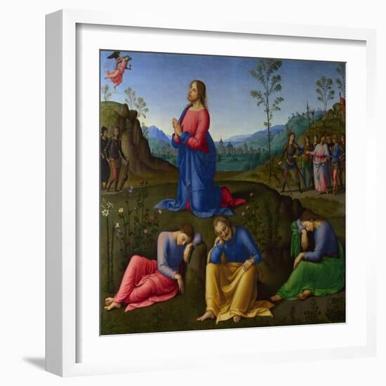 The Agony in the Garden, C. 1502-1503-Lo Spagna-Framed Giclee Print