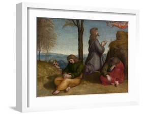 The Agony in the Garden, c.1504-Raphael-Framed Giclee Print