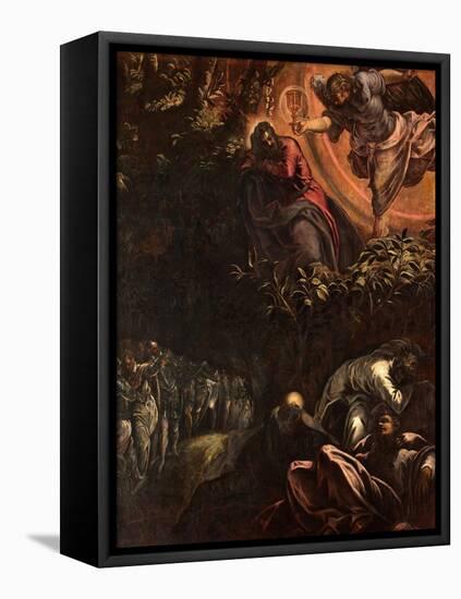 The Agony in the Garden, c.1570-Jacopo Robusti Tintoretto-Framed Stretched Canvas