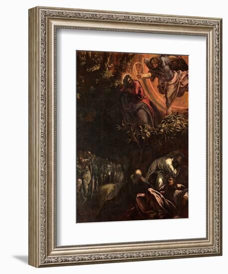 The Agony in the Garden, c.1570-Jacopo Robusti Tintoretto-Framed Giclee Print