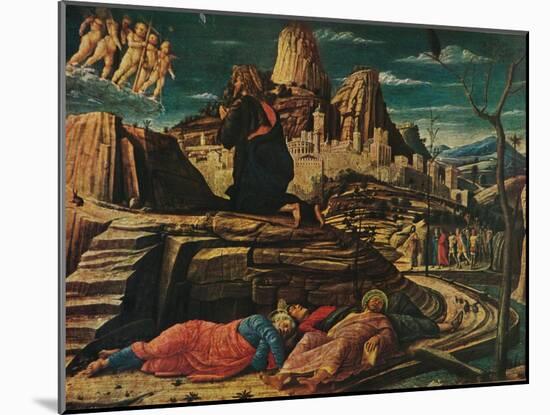 'The Agony in the Garden', c1458, (1909)-Andrea Mantegna-Mounted Giclee Print