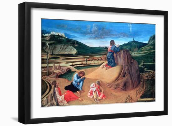 The Agony in the Garden, C1465-Giovanni Bellini-Framed Giclee Print