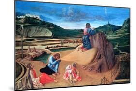 The Agony in the Garden, C1465-Giovanni Bellini-Mounted Giclee Print