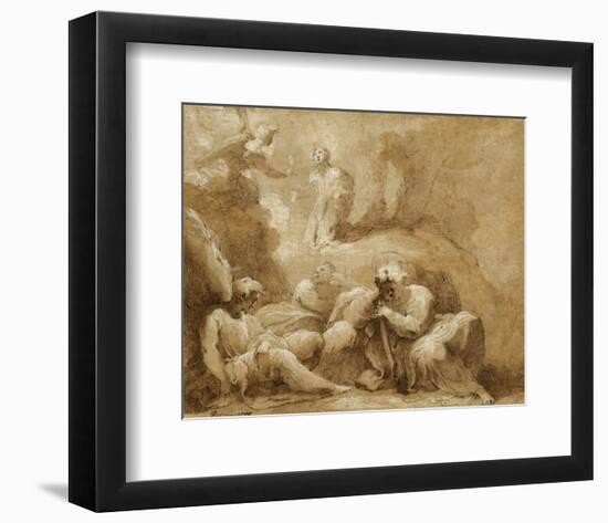 The Agony in the Garden-Valerio Castello-Framed Art Print