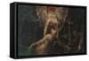 The Agony in the Garden-William Blake-Framed Stretched Canvas