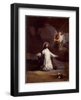 The Agony in the Garden-Francisco de Goya-Framed Premium Giclee Print