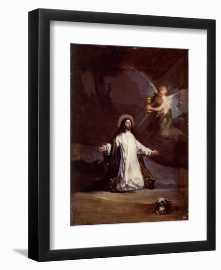 The Agony in the Garden-Francisco de Goya-Framed Premium Giclee Print