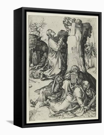 The Agony in the Garden-Martin Schongauer-Framed Stretched Canvas