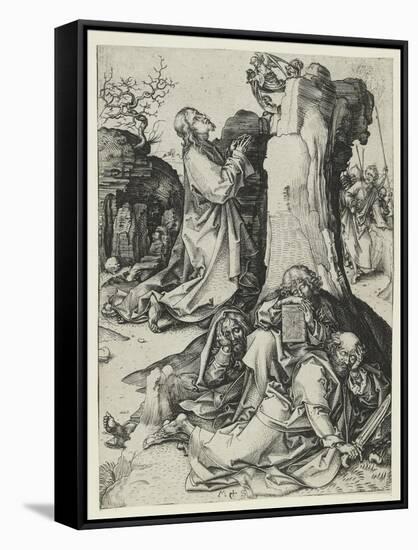 The Agony in the Garden-Martin Schongauer-Framed Stretched Canvas