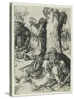 The Agony in the Garden-Martin Schongauer-Stretched Canvas