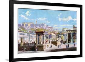 The Agora Below the Acropolis, Athens, Greece, 1933-1934-Joseph Buhlmann-Framed Giclee Print