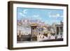 The Agora Below the Acropolis, Athens, Greece, 1933-1934-Joseph Buhlmann-Framed Premium Giclee Print