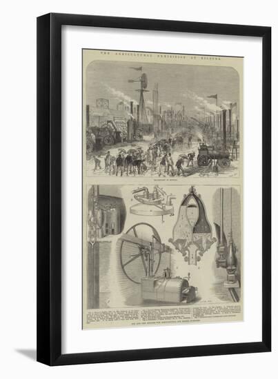 The Agricultural Exhibition at Kilburn-null-Framed Giclee Print