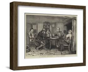 The Agricultural Question, Interior of a Cottage at Wellesbourne-William III Bromley-Framed Giclee Print