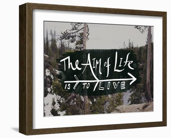 The Aim of Life-Leah Flores-Framed Giclee Print