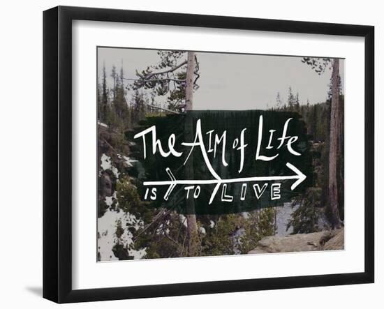 The Aim of Life-Leah Flores-Framed Giclee Print