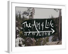 The Aim of Life-Leah Flores-Framed Giclee Print