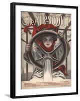 The Air-Scout, Women Pilots Aeroplanes Magazine, USA, 1911-null-Framed Giclee Print