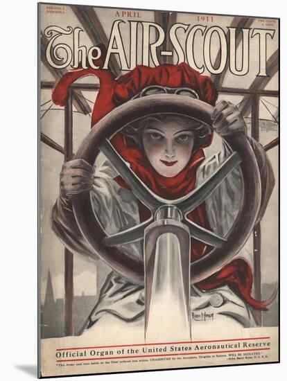 The Air-Scout, Women Pilots Aeroplanes Magazine, USA, 1911-null-Mounted Giclee Print