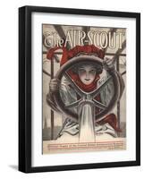 The Air-Scout, Women Pilots Aeroplanes Magazine, USA, 1911-null-Framed Giclee Print