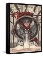 The Air-Scout, Women Pilots Aeroplanes Magazine, USA, 1911-null-Framed Stretched Canvas