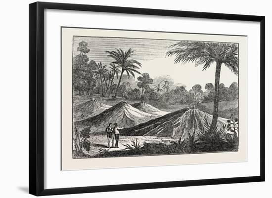 The Air Volcanoes of Turbaco, a Municipality in the Bolívar Department of Colombia-null-Framed Giclee Print