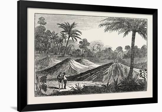 The Air Volcanoes of Turbaco, a Municipality in the Bolívar Department of Colombia-null-Framed Giclee Print