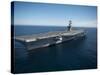 The Aircraft Carrier USS Carl Vinson in the Pacific Ocean-Stocktrek Images-Stretched Canvas