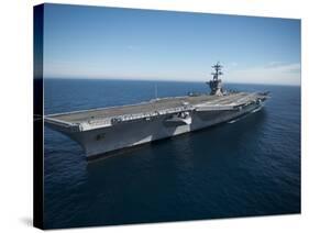 The Aircraft Carrier USS Carl Vinson in the Pacific Ocean-Stocktrek Images-Stretched Canvas