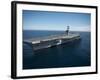 The Aircraft Carrier USS Carl Vinson in the Pacific Ocean-Stocktrek Images-Framed Photographic Print