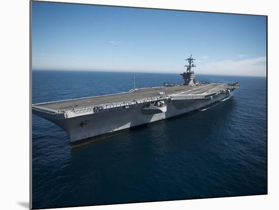 The Aircraft Carrier USS Carl Vinson in the Pacific Ocean-Stocktrek Images-Mounted Photographic Print